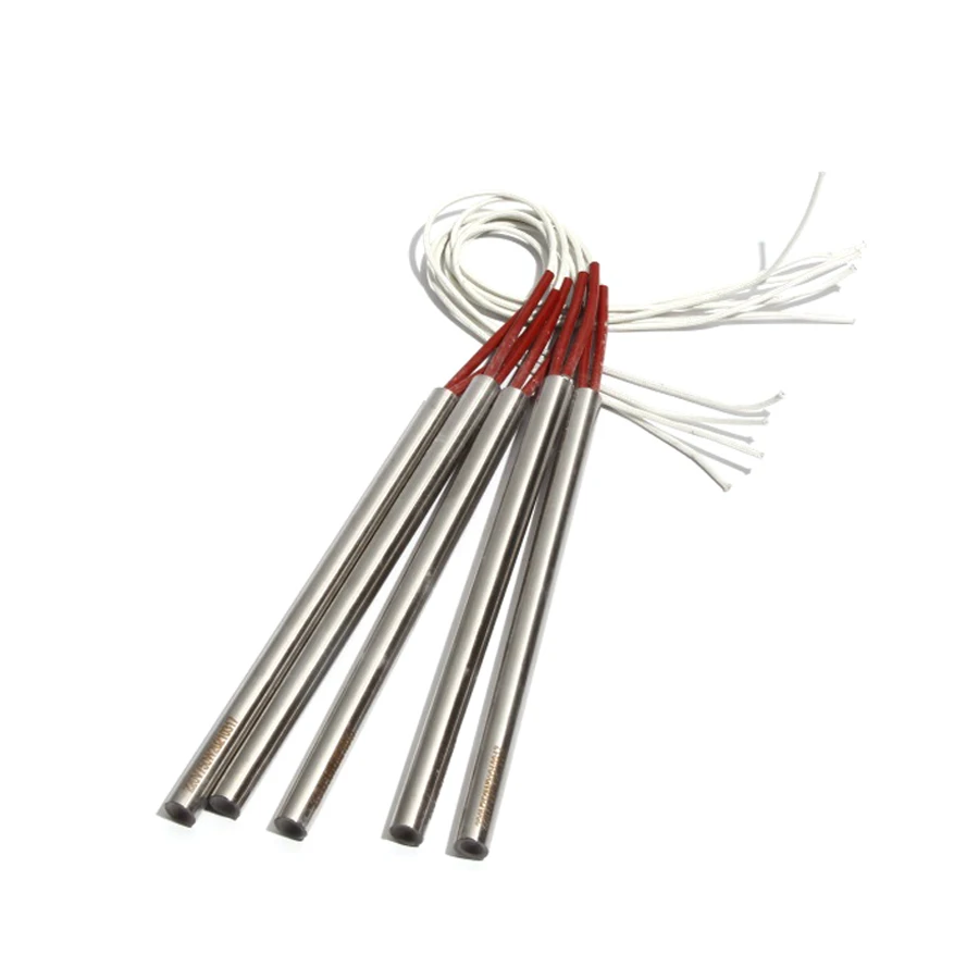 

2 шт. 17 мм Диаметр 320 ~ 360 мм Длина 304 Нержавеющая сталь патронного нагревателя 1700/1800/1850/1900 Вт цилиндрический электрическая греющая трубка