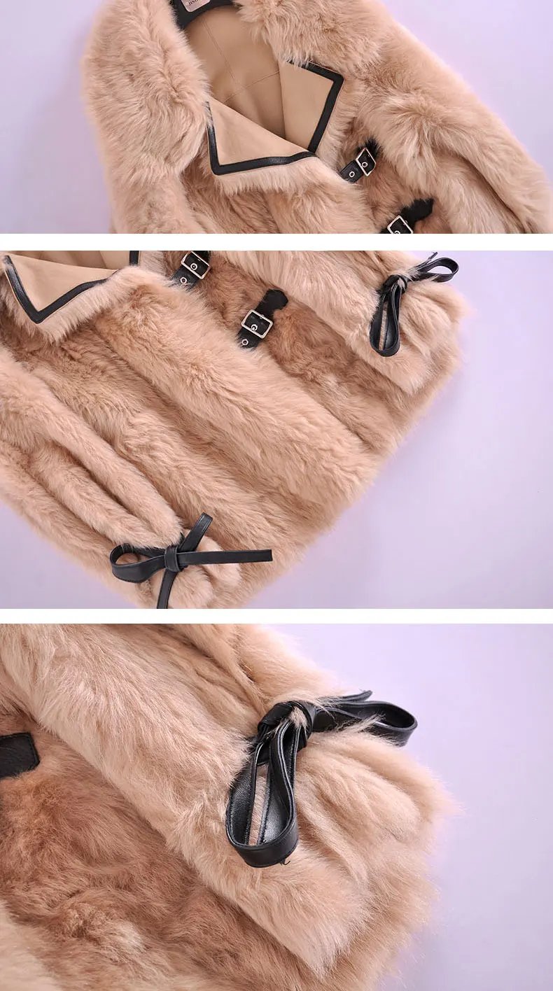Autumn Winter Coat Women Clothes Natural Real Fur Coat Female Genuine Leather Jacket Korean Sheepskin Double-faced Tops