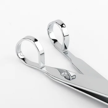 

2pcs Scissors Shaped Steel Nail Clippers Nail Trimmer Portable Nail Cutter Durable Manicure Tools for Man Woman Adults (Silver)