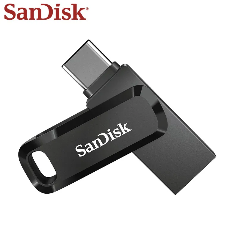  100% Original Sandisk DC3 USB Type-C 32GB 64GB OTG Flash Drive Mini U Disk Memory USB Stick 128GB S