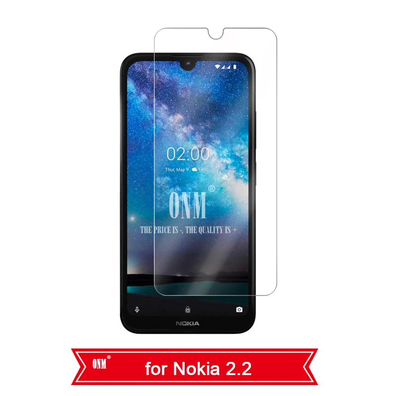 For NOKIA 2.2 2 шт закаленное стекло для NOKIA 7,2 6,2 4,2 3 V 3,1 C 3,1 A 2,2 3,2 4,2 защита экрана 9H закаленное стекло для Nokia 1 Plus X71 - Цвет: For NOKIA 2.2