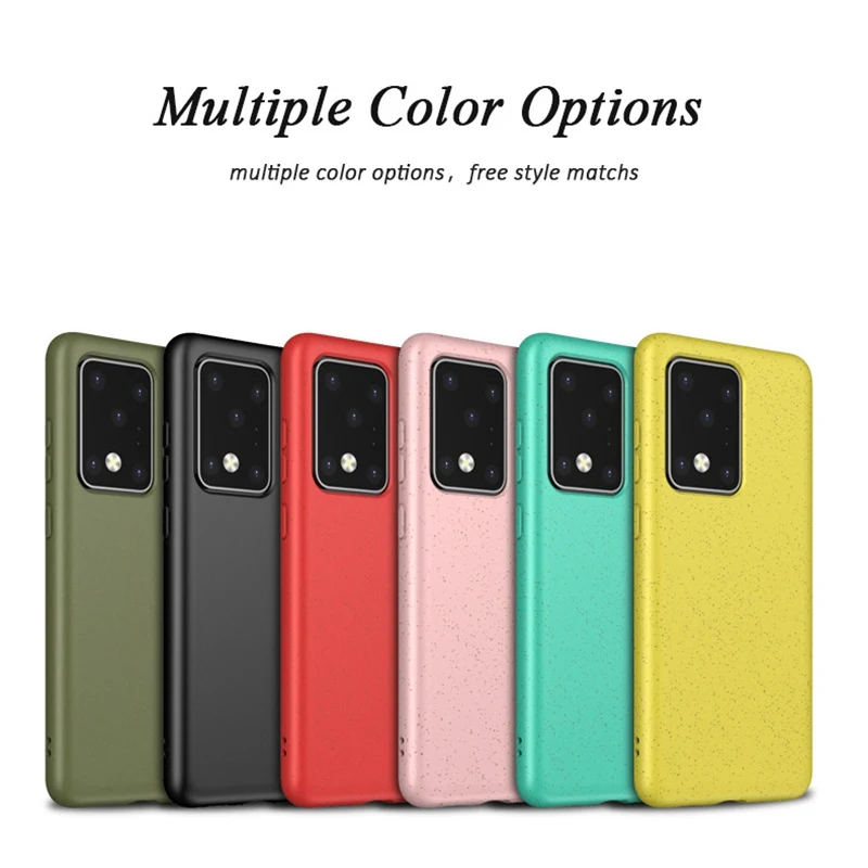 US $310.00 200pcs High Quality EcoFriendly Silicone Matte Soft Wheat Straw TPU Shockproof Phone Case For Samsung Galaxy S20 Plus S20 Ultra