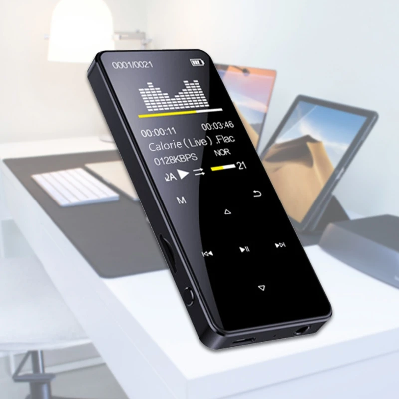 FM-радио наушники Портативный Hi-Fi звук без потерь MP3 мини Bluetooth-совместимый плеер