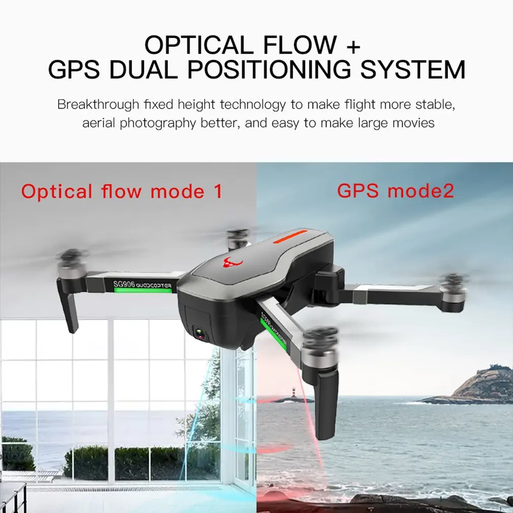 SG906 gps 5G wifi FPV с селфи складной 1080 P/4 k Ультра HD камера RC Дрон Квадрокоптер RTF VS XS809S XS809HW SG106 Квадрокоптер