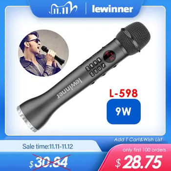 

Lewinner Professional Karaoke Microphone Wireless Speaker Portable Bluetooth microphone for phone iphone Handheld Dynamic mic
