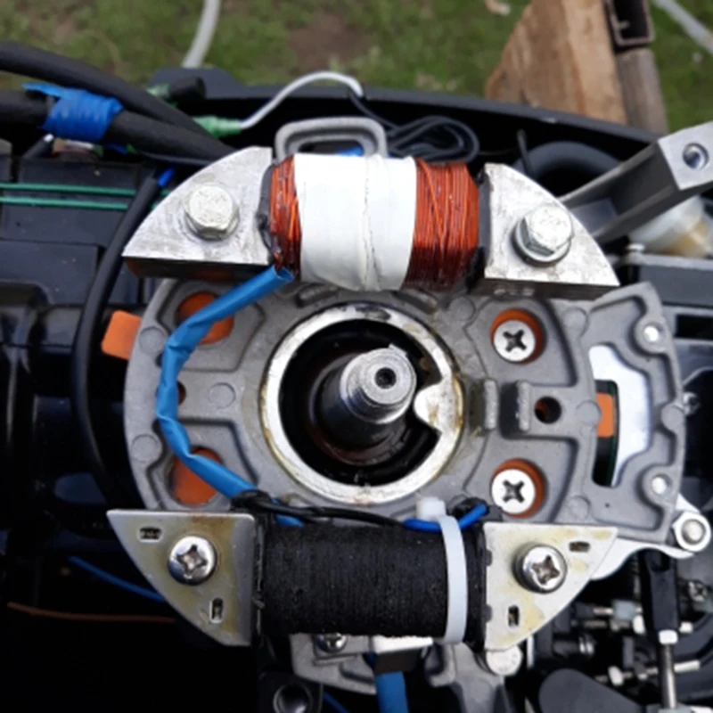 Лодочный мотор 3B2-06123 генератор в сборе для Tohatsu Nissan 3B2-06123-1 3B2061231 M8/9.8B(2-х тактный двигатель