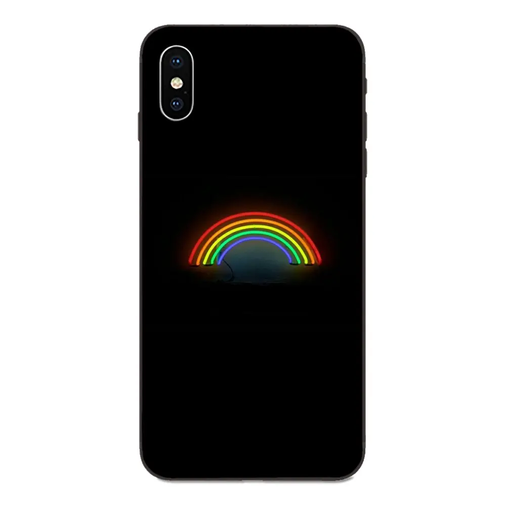 as picture Черный фон флуоресцентный шрифт неоновые для Huawei Honor 5A 6A 6C 7A 7C 7X 8A 8C 8X9 10 P8 P9 P10 P20 P30 Мини Lite рlus - Цвет: as picture
