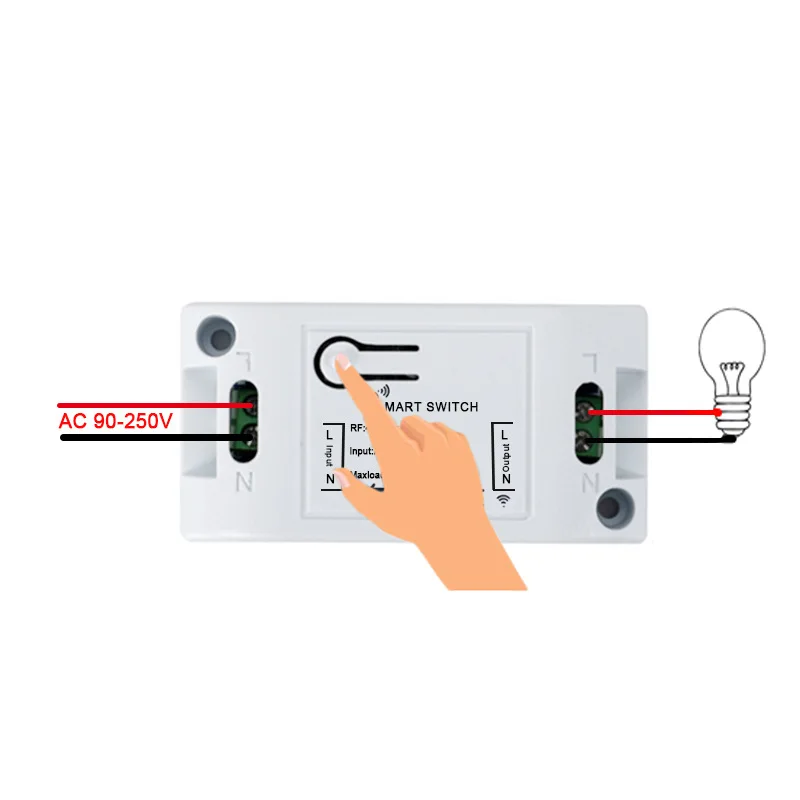 Wireless Switch Plug Rf433mhz Remote Control Us Plug 16a - Temu