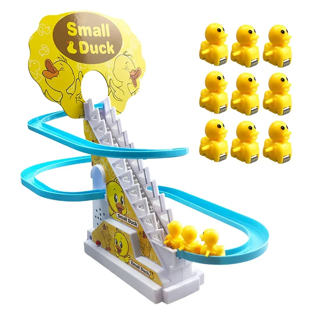 Baby Education Toy Car Adventure Game Track Toy Manual Rail Train Toy Electric Duck Table Game Puzzles Toys or Children Gifts 1