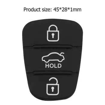 

Replacement Rubber Button Pad 3 Buttons Rubber Pad Key Shell For Hyundai Kia Flip Remote Car Key Fob Case Cover