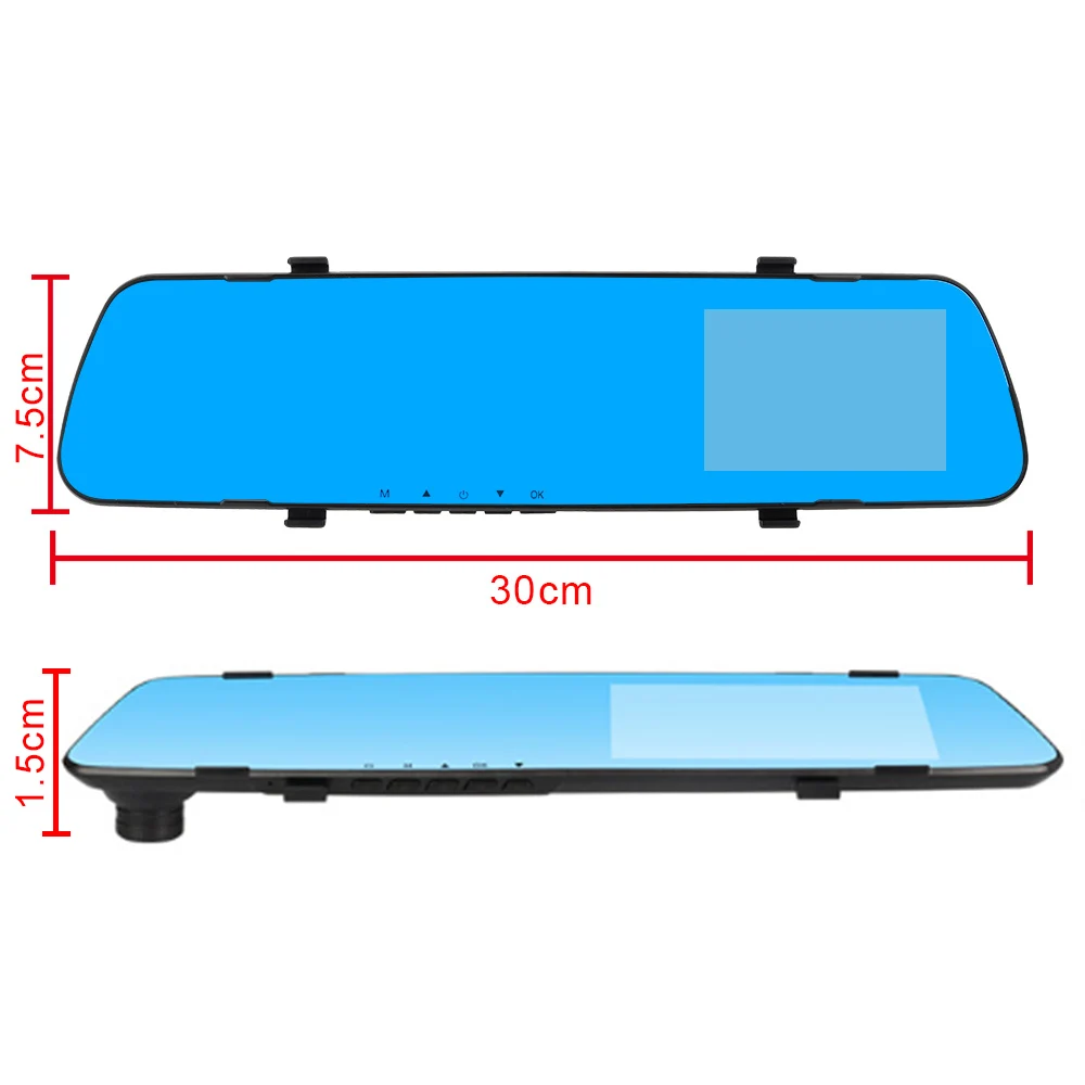 Dash Cam, 4.5 polegadas de tela, HD,