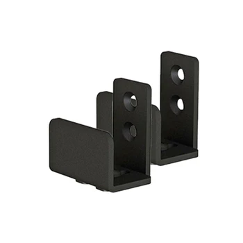 

2PCS Home Fixing Stable With Screws Hardware Slotting Grounding Low Noise Sliding Floor Guide Wall Mount Barn Door Carbon Steel