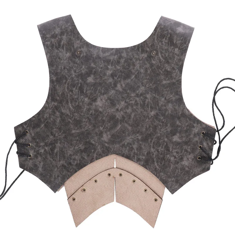 Средневековый Кожаный Spaulder Cuirass наплечный панцири мужские Рыцари Спартак воин Косплей Костюм часть полдроны нагрудник для взрослых
