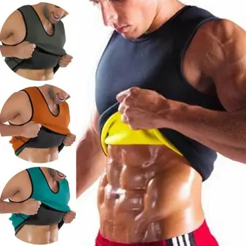 

Dropshipping Men Body Slimming Tummy Shaper Belly Underwear shapewear Waist Girdle Tee 2020 Shape Body Vest Shapers S-XXXXL