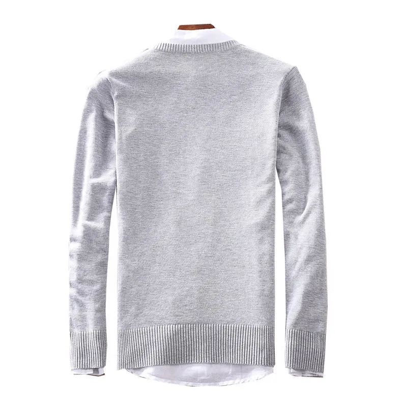 spring and autumn Cotton Sweater Men Long Sleeve Pullovers Outwear Man O-Neck sweaters Tops Loose Solid Fit Knitting Clothing spring and autumn Cotton Sweater Men Long Sleeve Pullovers Outwear Man O-Neck sweaters Tops Loose Solid Fit Knitting Clothing