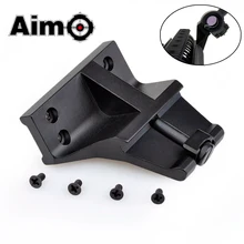 AIMO тактический страйкбол KAC стиль 45 градусов крепление со смещением для T1/T2 BK/DE алюминий Red Dot Область Крепления AO1766 охотничий аксессуар