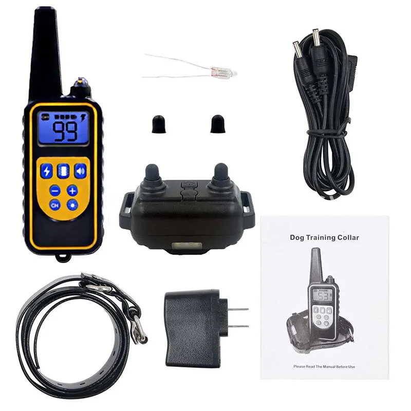 New Style 800m Remote Control Dog Trainer Anti Barking Stop Bark Pet Dog Bark Deterrents Device Trainer Tool pet supplies LC