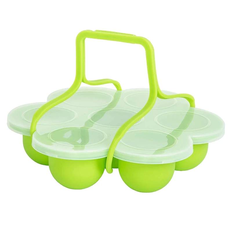 

Silicone Egg Bites Mold with Clip-On Lid & Handles Other Pressure Cookers Accessories | Baby Food Storage, Baking Mold, Ice Free