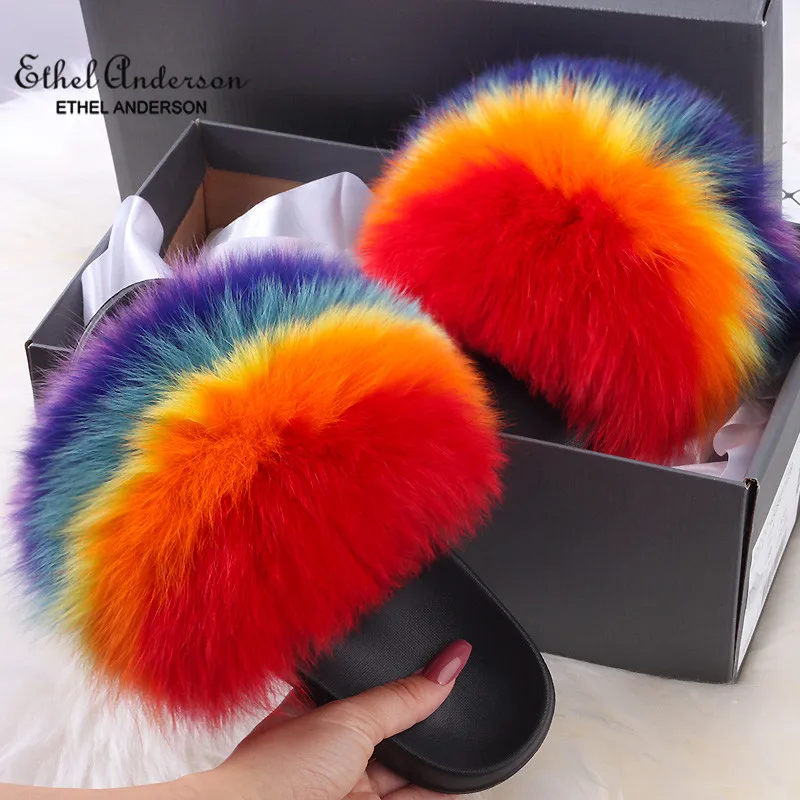 fluffy colorful slides
