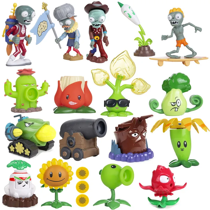 Plants Vs Zombies Action Figures | Plants Vs Zombies Toy Set | Dolls Plants  Vs Zombies - Action Figures - Aliexpress