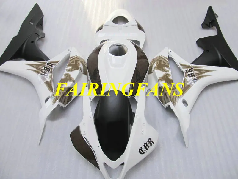 Инжекторный обтекатель комплект для HONDA CBR600RR F5 07 08 CBR 600 RR CBR 600RR CBR600 2007 2008 феникс белый Обтекатели набор+ подарки HJ60
