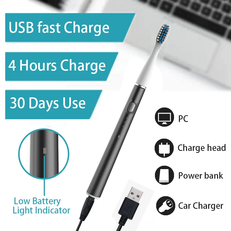Sarmocare Electric Toothbrush Rechargeable 3 Modes Rechargeable Teeth Whiten Brush IPX7 Waterproof Clean Oral Care Toothbrush Sarmocare Electric Toothbrush Rechargeable 3 Modes Rechargeable Teeth Whiten Brush IPX7 Waterproof Clean Oral Care Toothbrush