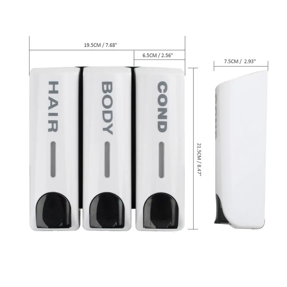 Wall-mount Shampoo Dispenser 3 Wall-mount Shampoo Dispenser 3