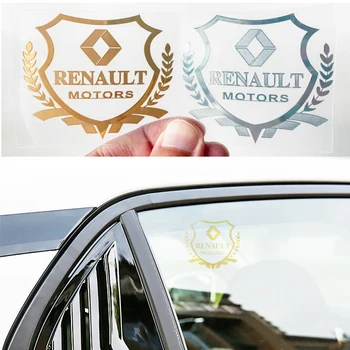 

1 PCs 3D Metal Car Sticker Emblem With Badge For Renault Megane 2 3 Duster Logan Clio Laguna 2 Captur Car Accessories