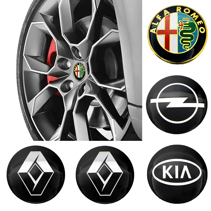 

4pcs 56mm Tire Wheel Center Hub Caps Sticker for Volkswagens VWs CC T-ROC Golf 5 6 7 Sharan 7N Passat B6 B7 Tiguan EOS R line