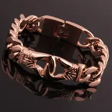 Хип прыгающее кресло-качалка мужской браслет из нержавеющей стали браслет цвета розовое золото& Браслеты наручная цепочка дружбы ювелирные изделия подарки