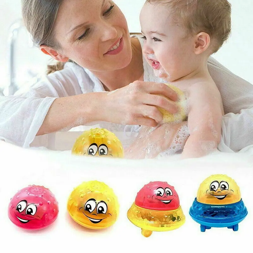 Электрический индукционный Funy мяч для детской ванны с легкой музыкой воды игрушки младенческой воды брызгающая игрушка детский подарок