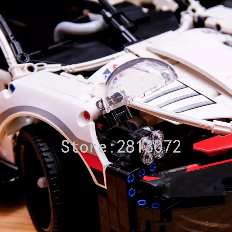 Супер автомобиль 20097 серии RSR Technic 1580 шт 13387 king 90066 игрушки Совместимые 38057 42096 7050 строительные блоки кирпичи