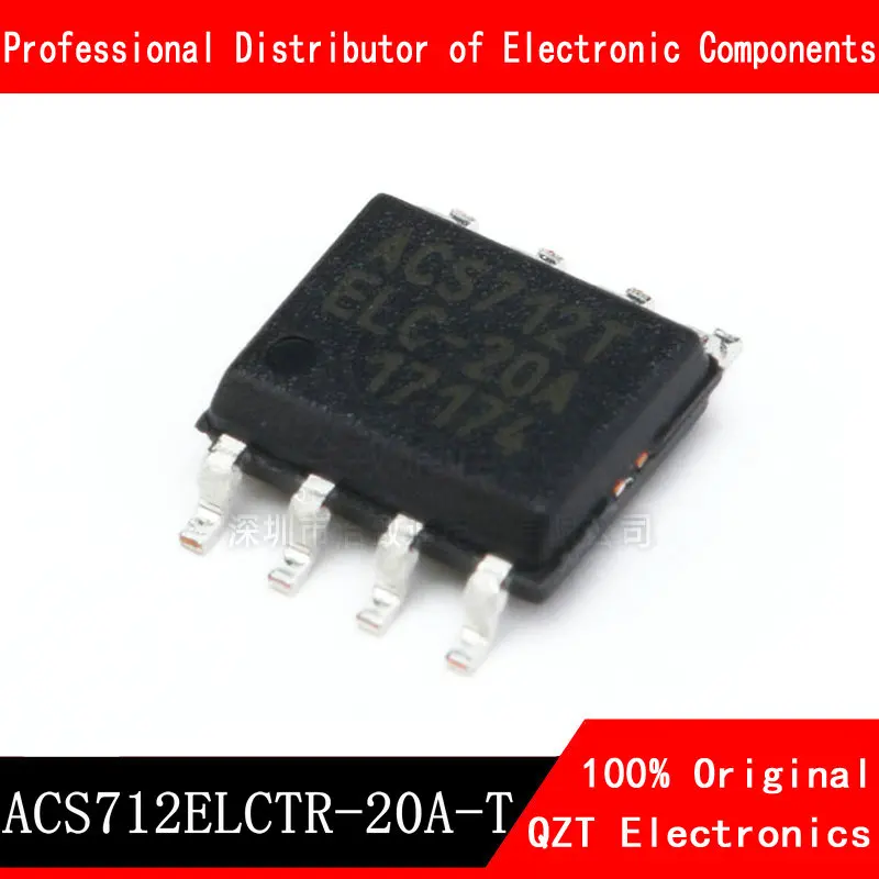 10pcs/lot ACS712ELCTR-20A-T ACS712ELCTR-20A ACS712TELC-20A ACS712T ACS712 SOP-8 SMD new original In Stock acs712elctr 05b t acs712 soic 8 current sensor chip smd ic