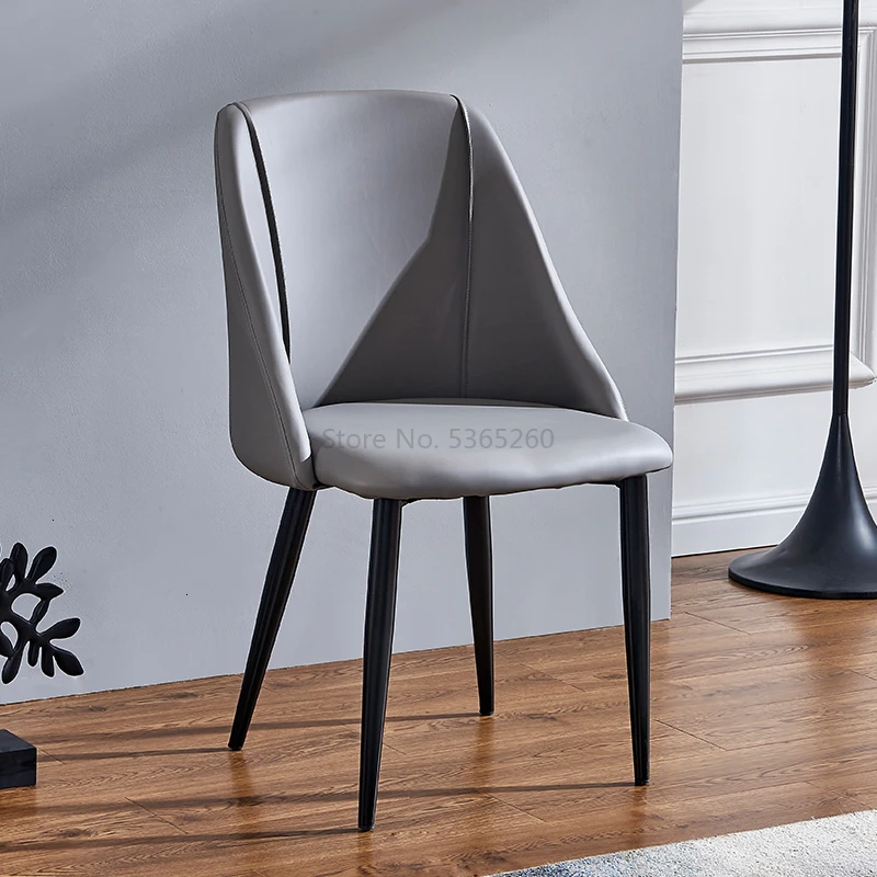 

Modern Simplicity Light Luxury Chair Adult Restaurant Household Backrest Chair Son Northern Europe Lazy People Leisure Time