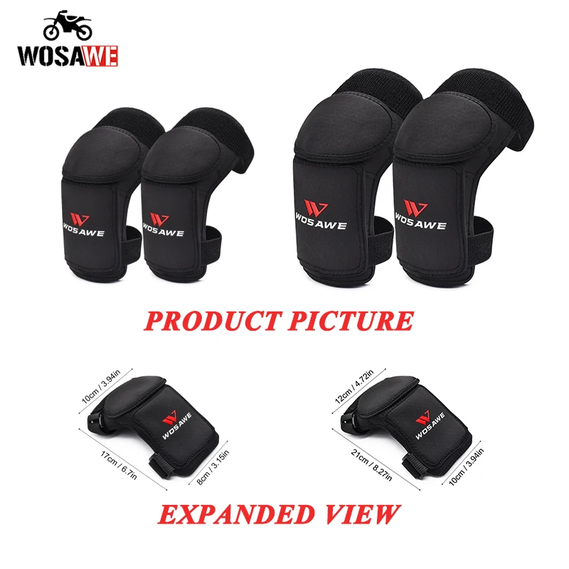 WOSAWE Детские наколенники налокотники мягкие защитные для езды на велосипеде