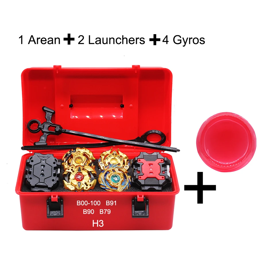 Золотой набор тупи B149 B150 металлический Avec Lanceur Arean Bey Bay Burst Grip Launcher Детские лопасти
