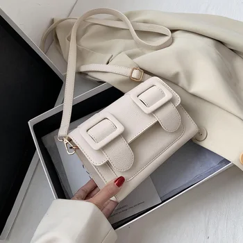 

Mini Solid Color PU Leather Crossbody Bags For Women 2020 Lady Fashion Simple Shoulder Handbags Female Travel Cross Body Bag