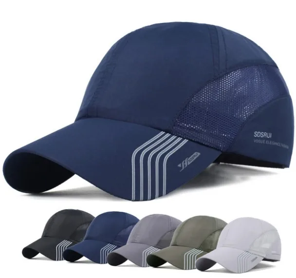 

High quality Summer Men Sport sun visor hat outdoor sunscreen mountaineering riding baseball cap quick-drying UV protection