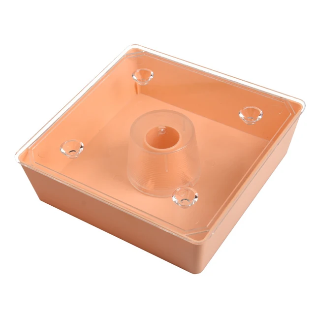 1 Dcs Bee Feeder Square 2 Liter Méhkas Felső Adagoló Méhész Szerszám Méhészeti Adagoló, Átlátszó Borítóval Előre Összeszerelve