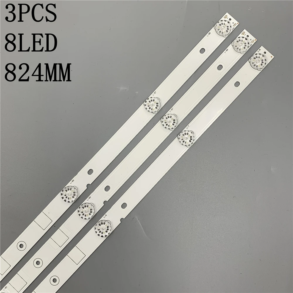 1 комплект = 3 шт. светодиодный фонарь с подсветкой для akai 43 дюймов ТВ JS D JP4310 A81EC B81EC