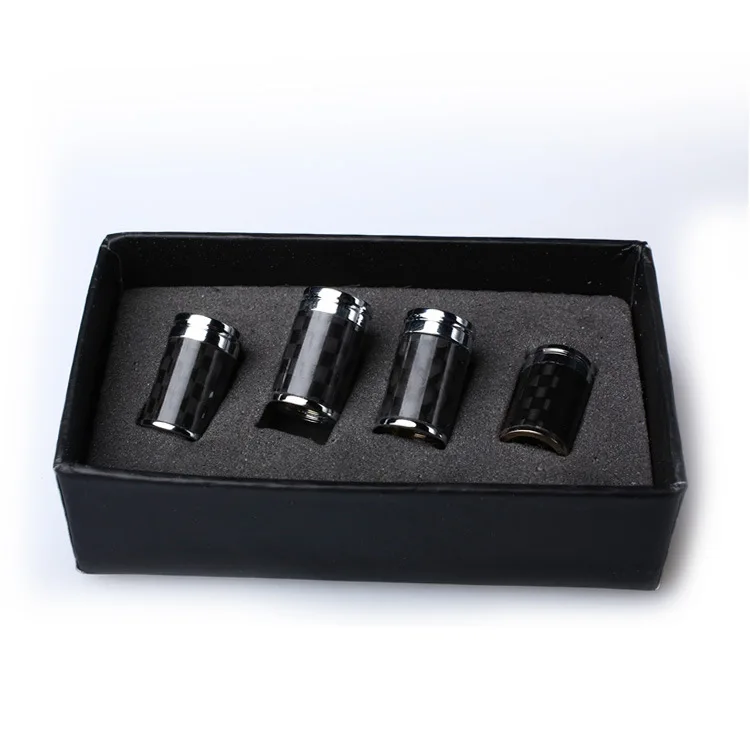 Universal Carbon Car Modified Valve Decoration Modified Wheel Hub Bicycle Carbon Fiber Replacement Valve Cap