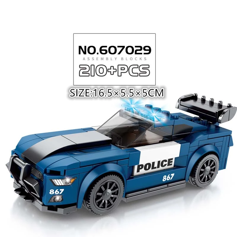 Speed Champions Technic City Assemble autos model Building Blocks supercar city Racing Car Bricks Toys for Children small bricks