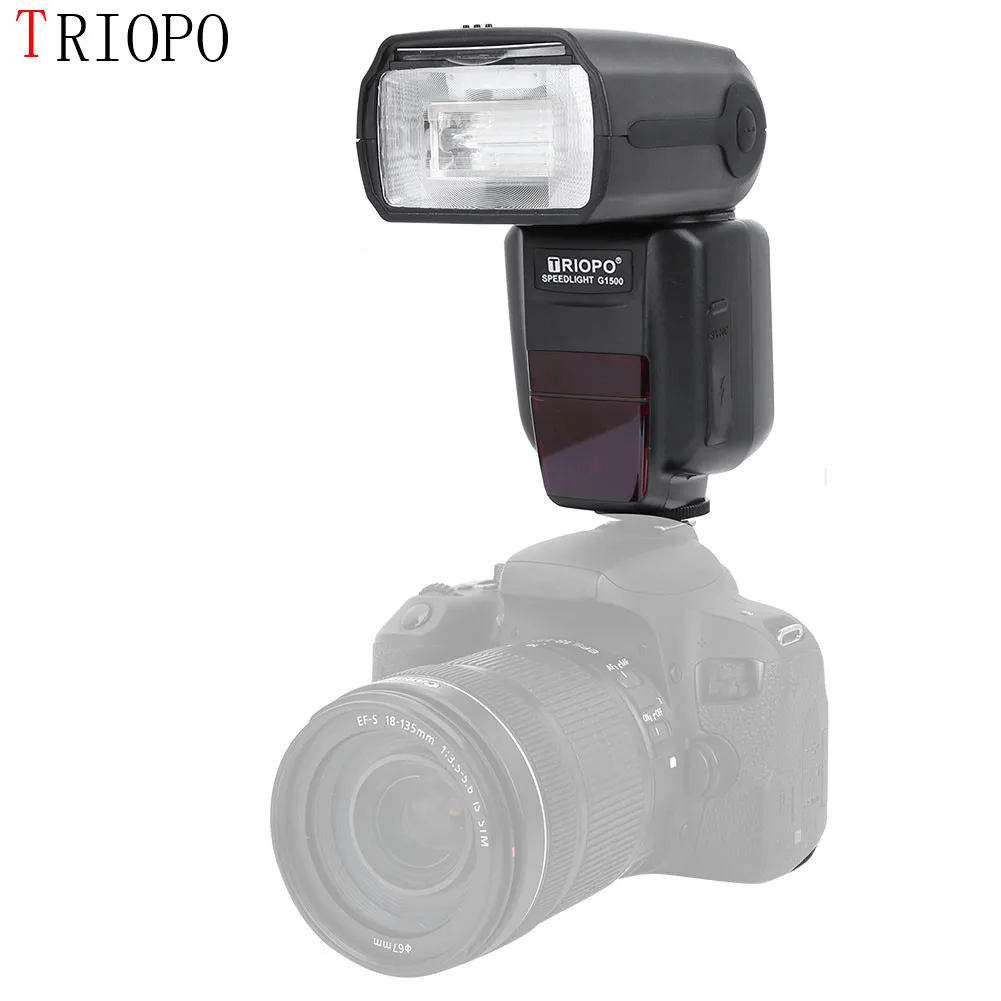 TRIOPO G1500 камера Speedlite 2,4G ttl 1/8000 беспроводная камера Вспышка Speedlite Master Slave вспышка для камеры sony