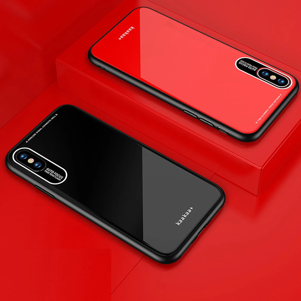 Глянцевый чехол для телефона из оргстекла iphone 6 6s 7 8 plus X XR XS MAX 11 pro max яркая задняя