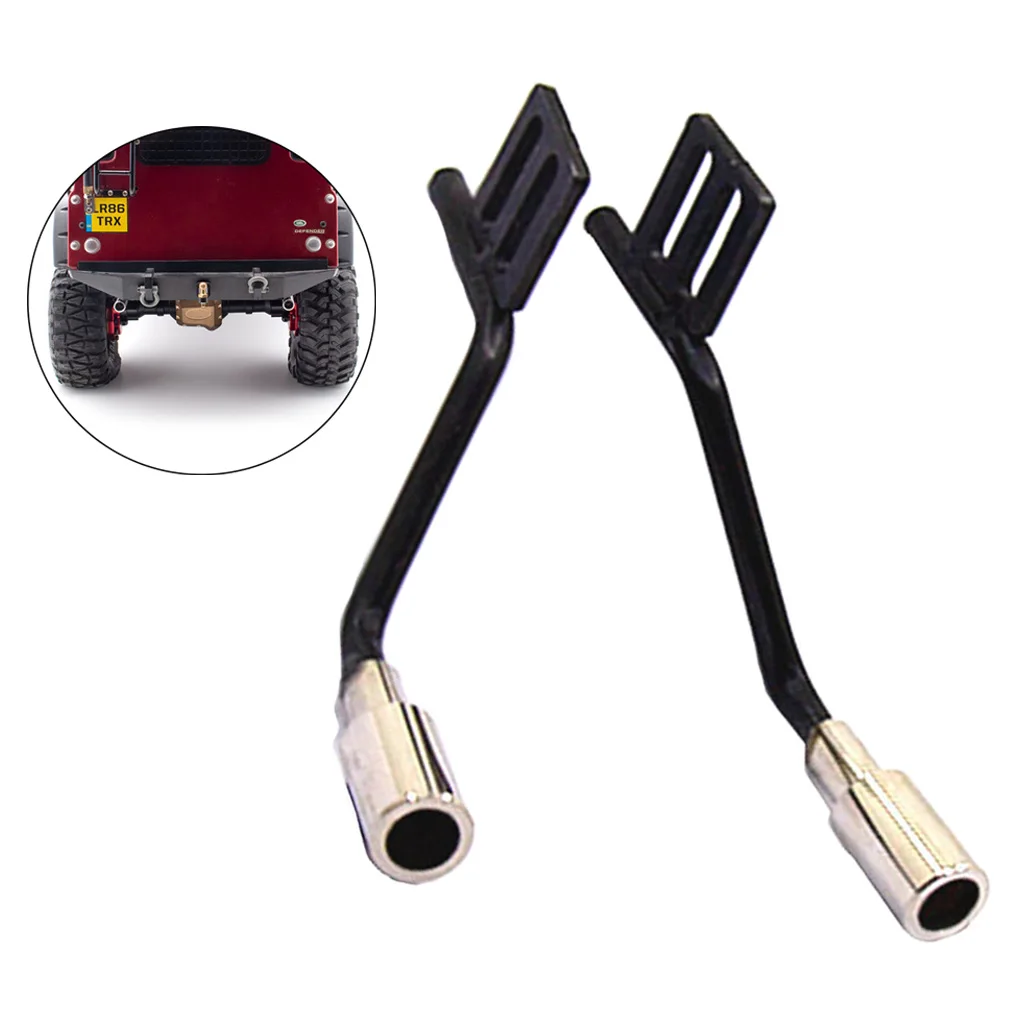 

2pcs RC Car Exhaust Pipe Upgrades Accessories Spare Parts for RC Car Axial SCX10 Upgrades Parts Replace Part