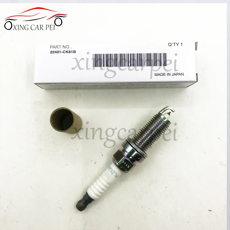 4pcs LZKAR6AP-11 22401-CK81B Iridium spark plugs For NISSAN X-TRAIL QASHQAI NV200 NOTE 22401CK81B LZKAR6AP11 LZKAR6AP 11 | Автомобили и