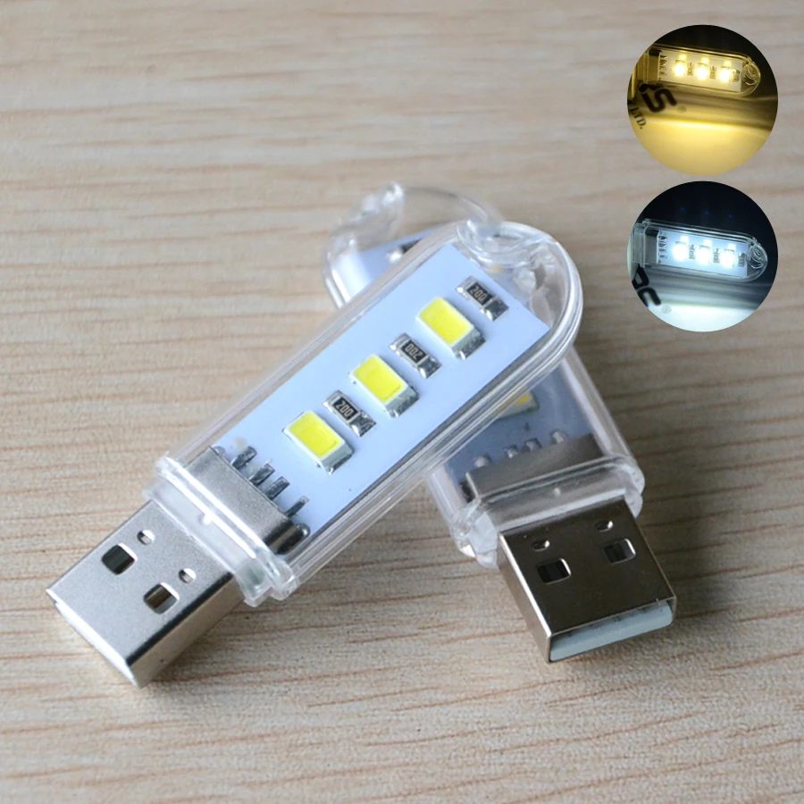 Flexible Mini USB LED Night Light For Notebook Night Working Camping