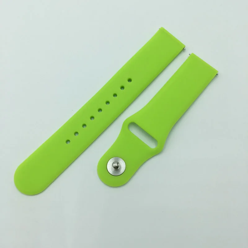 Galaxy watch band для samsung Galaxy watch Active 2 40 мм 44 мм ремешок 46 мм 42 мм Шестерня S3 мягкий силиконовый браслет 20 мм 22 мм ремешок