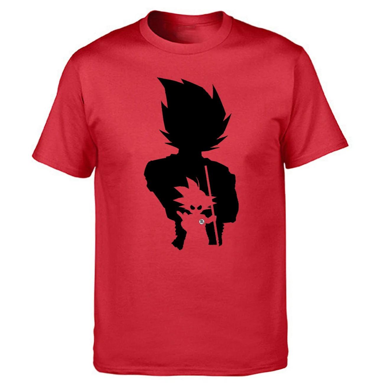 Dragon Ball Z AnimeT, Мужская футболка, Vegeta Gohan, японская футболка, Супер Saiyan, рубашки, новые летние топы, Dragon Ball, Harajuku, футболка - Цвет: Red 1