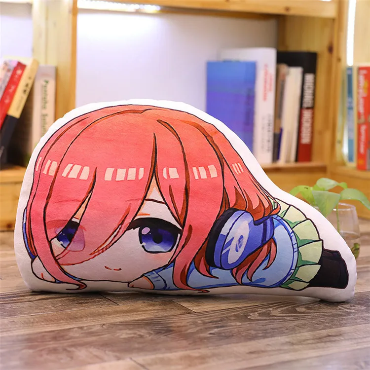Аниме Go-Toubun no Hanayome куинтэссенция кинтуплеты Nakano Ichika Miku Косплей плюшевая подушка игрушки мультфильм подарок - Цвет: 2